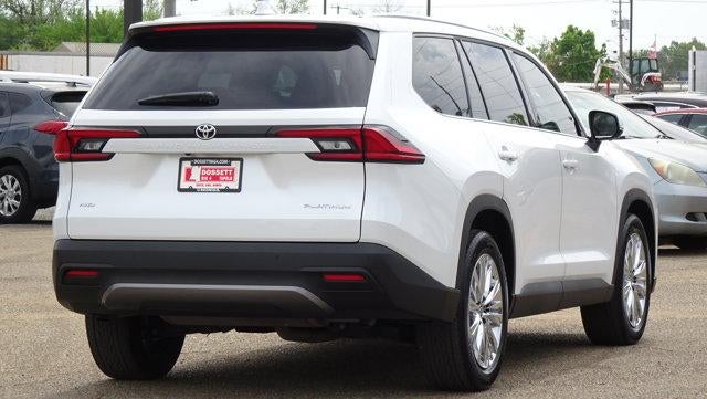 2025 Toyota Grand Highlander Platinum AWD (Natl)